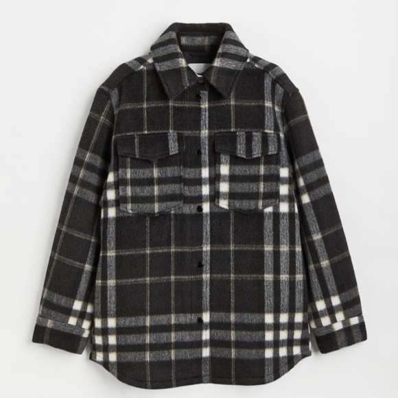 Oversized Shacket H&M size S - Picture 1 of 5